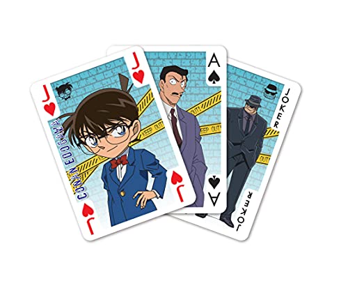 SAKAMI - Detektiv Conan - Conan Edogawa - 52 Spielkarten - Poker, Kartenspiel, Deck, Playing Cards - original & lizensiert von SAKAMI