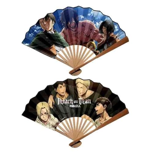 SAKAMI - Attack on Titan - Duty & Friendship - Japanese Style - Bambus Fächer, Fan von SAKAMI