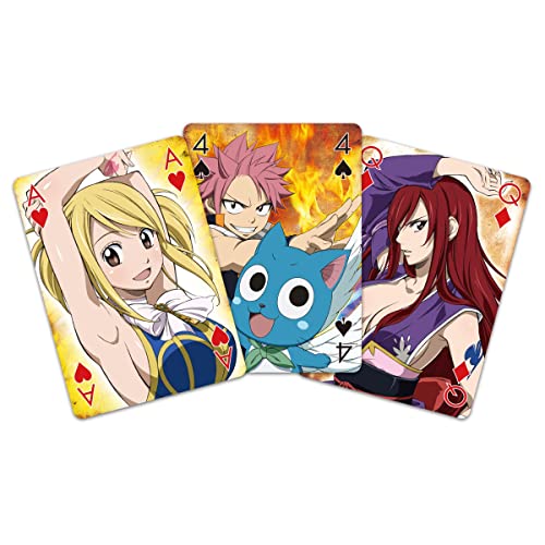 SAKAMI - Fairy Tail - 52 Spielkarten - Poker, Kartenspiel, Deck, Playing Cards - original & lizensiert von SAKAMI