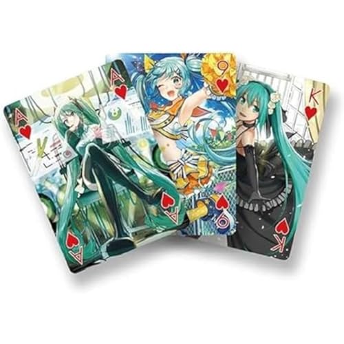 SAKAMI - Hatsune Miku - 52 Spielkarten - Poker, Kartenspiel, Deck, Playing Cards - original & lizensiert von SAKAMI