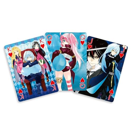 SAKAMI - Meine Wiedergeburt als Schleim in Einer Anderen Welt - That Time I Got Reincarnated as a Slime - 52 Spielkarten - Poker, Kartenspiel, Deck, Playing Cards - original & lizensiert von SAKAMI