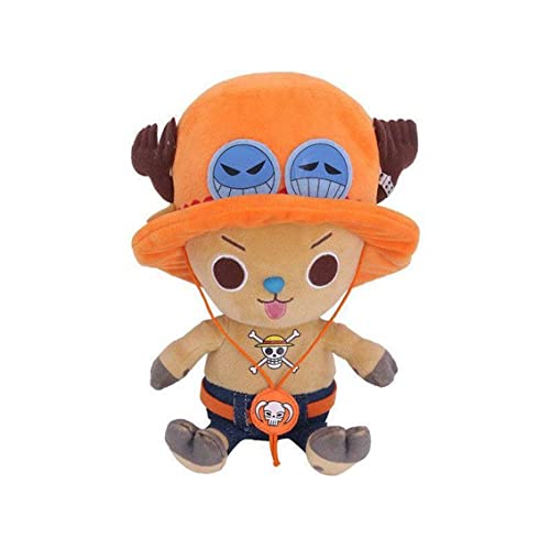 One Piece - Chopper x Ace - Schlüsselanhänger Plüsch Figur (11cm) - original & lizensiert von SAKAMI