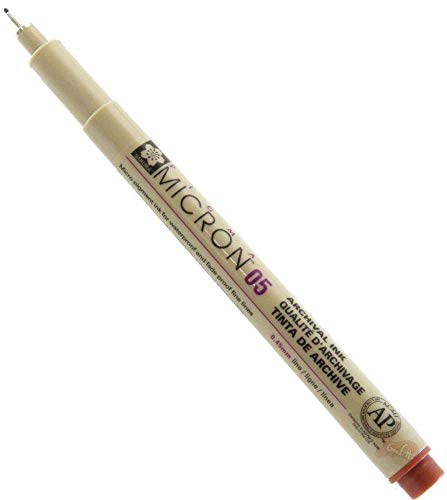 SAKURA Pigma Micron Tintenmarker 0,45 mm (Nr. 05) Braun (#12) von SAKURA