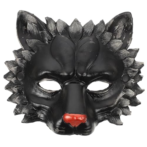 SAKURRDD Löwenmaske, 3D-Wolfsmaske aus Pu-Schaum, Tiermaske, Cosplay-Maske, neuartiges Maskenball-Kostüm, Anzieh-Requisite for Karnevalsfest/1544 von SAKURRDD