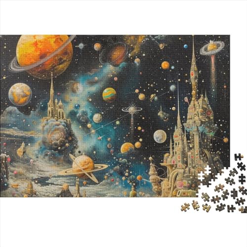 EIN verrücktes Universum 300 Puzzleteile Erwachsener,Kosmisch Starry Sky Puzzle Farbenfrohes Legespiel,Familiendekorationen 300pcs (40x28cm) von SANDUOHUA