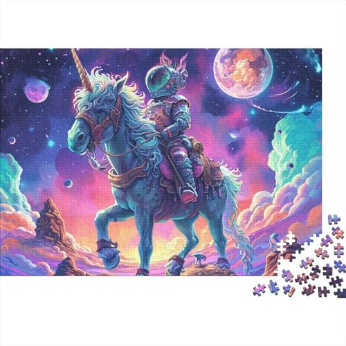 Pferd Running 300 Puzzleteile Erwachsener,A Galloping Pferd Impossible Puzzle,Puzzle-GescHennek 300pcs (40x28cm) von SANDUOHUA