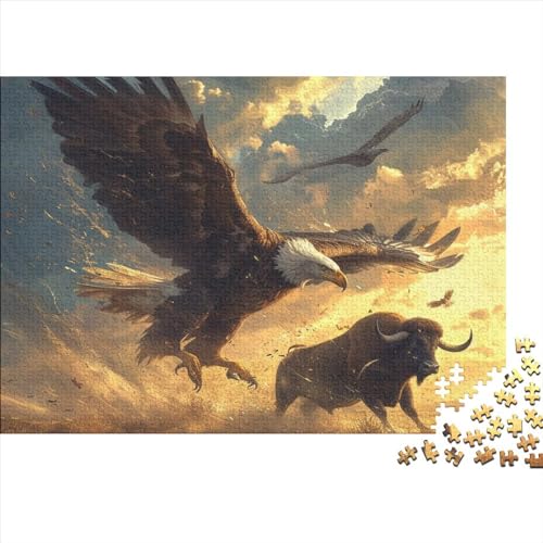 Vogel 1000-teiliges Puzzle Für Erwachsene,Spreizt eure Flügel aus Impossible Puzzle,Puzzle-Geschenk 1000pcs (75x50cm) von SANDUOHUA