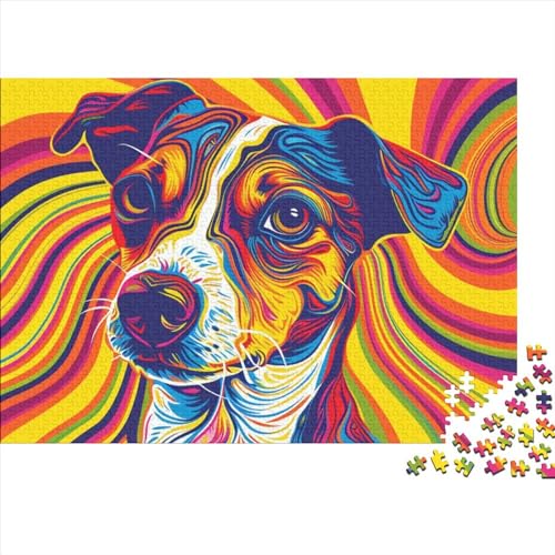 Yorkshire Terrier Hund Puzzle 500 Teile Erwachsener,Pet Hund Impossible Puzzle,schöne GescHennekidee 500pcs (52x38cm) von SANDUOHUA