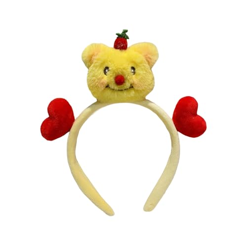 SANRLO Anime Stirnband Cosplay Requisiten Bär Haarreifen Pelzbär Haarstyling für Con Stirnband Bär Tier Karneval von SANRLO