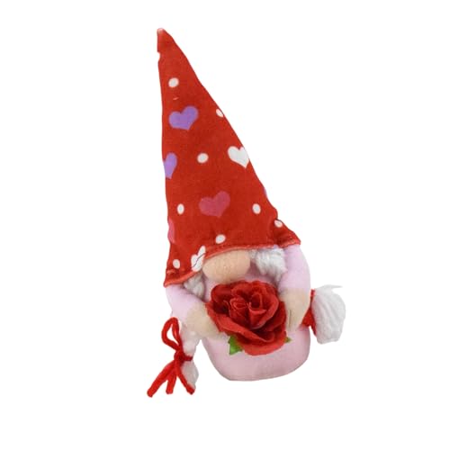 SANRLO Charm Valentines Day Gnomes Plushies Gnomes Dolls For Exchange Love Expression Home Office Accessories von SANRLO