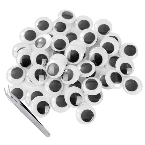 SANRLO Googly Eye Set Aufkleber Basteln Häkeln Handgemachtes Spielzeug Häkelspielzeug von SANRLO