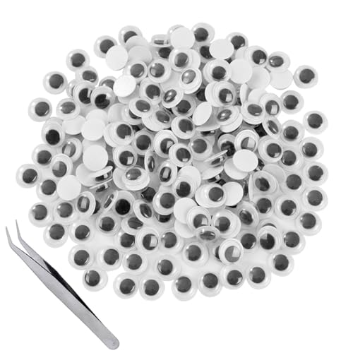 SANRLO Googly Eye Set Aufkleber Basteln Häkeln Handgemachtes Spielzeug Häkelspielzeug von SANRLO