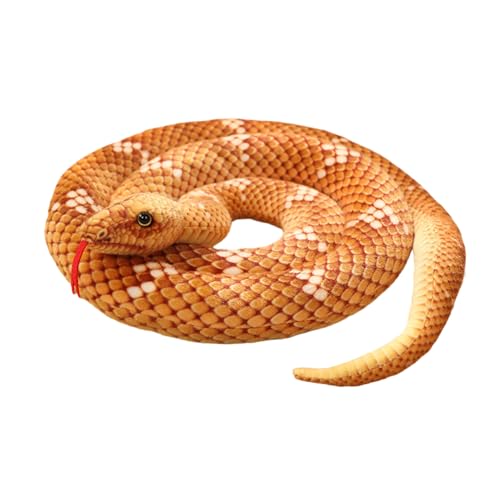SANRLO Kuscheltiere Übergroße Schlange Halloween Streiche Spielzeug Weiche Schlangenfigur Übergroße Schlange Streiche Fotostudio von SANRLO