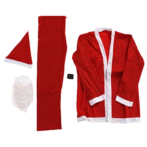 SANRLO Weihnachtsdekoration, Weihnachten, Kostüm, Weihnachtsmann-Kostüm, lustiger Zirkus, freche Uniform, Cosplay, Party-Dekoration für Erwachsene, Männer und Frauen von SANRLO