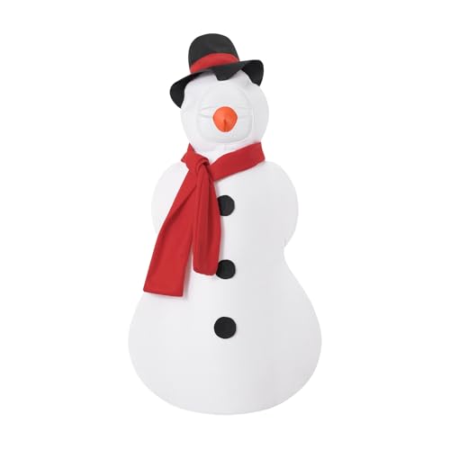 SANSIWU Schneemann-Kostüm für Kinder, ärmellos, Overall mit falscher Nase und Schal, 3-teilig, für Cosplay, Weihnachten, Neujahr, Outfits (A-01, 2–3T) von SANSIWU