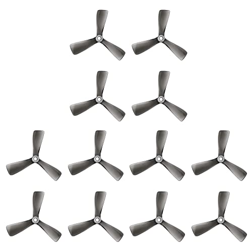 SAROAD 12 Stück für Nazgul 3535 3,5 Zoll Cine Tri-Blade/3-Blatt-Propeller-Requisite mit 5 mm Befestigungsloch für FPV-Protek35-Teil von SAROAD