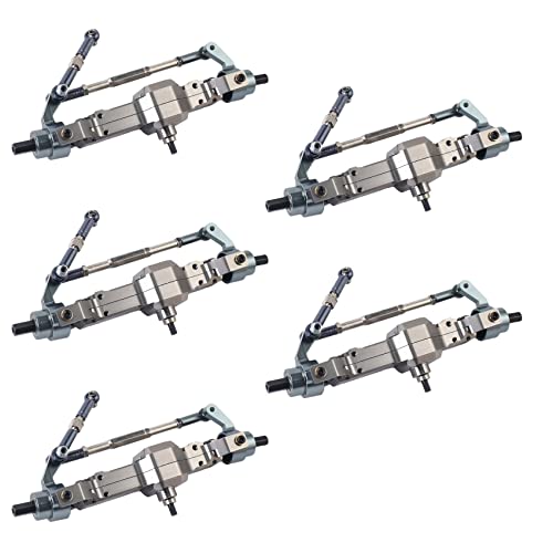 SAROAD 5X Metall Vorder und Hinterradbrückenachsgetriebe für C14 C24 C34 C44 B14 B24 1/16 RC Auto Upgrade Teile Zubehör von SAROAD