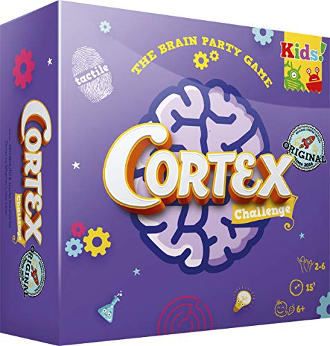 Captain Macaque Asmodee | Zygomatic | Cortex Challenge Kids (lila) | Kinderspiel | Ratespiel | 2-6 Spieler | Ab 6+ Jahren | 15+ Minuten | Deutsch von Zygomatic