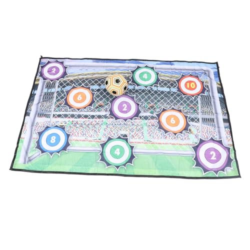 SASKATE Fußball-Spielmatten-Set mit Magischen Aufkleberbällen, Fußballspiel-Set für Kinder, Indoor-Outdoor-Fußballspiele, für Kleinkinder ab 3 Jahren, Mädchen (Typ B) von SASKATE