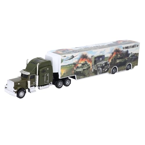 SASKATE Militärauto-Spielzeug, Legierungs-Transportträger-LKW-Spielset, Militärträger-Fahrzeugspielzeug, für Drinnen und Draußen von SASKATE