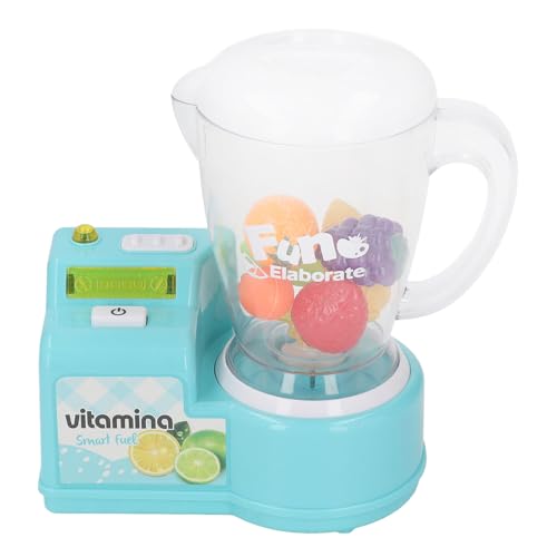 SASKATE Mixer-Spielzeug, Küchenzubehör, Rollenspielgerät-Spielzeug, Interaktives Pädagogisches Smoothie-Maker-Mixer-Spielzeug, für Jungens und Mädchen (Grün) von SASKATE