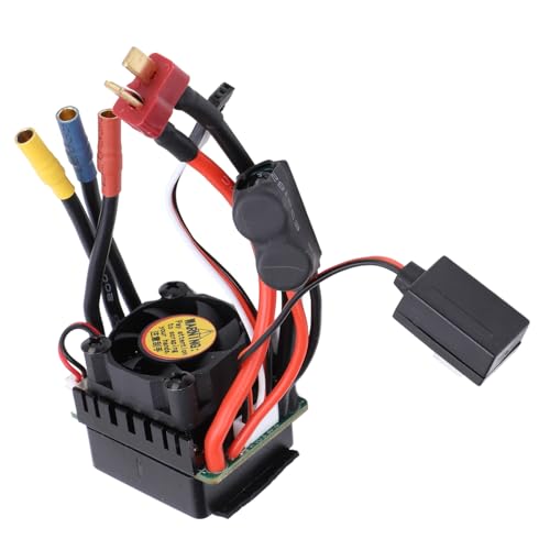 SASKATE RC-Fahrzeuggeschwindigkeitsregler, Bürstenloser Elektrischer ESC-Geschwindigkeitsregler, Elektronischer Geschwindigkeitsregler für Modellautos, für WLtoys 144010-2005.003 von SASKATE