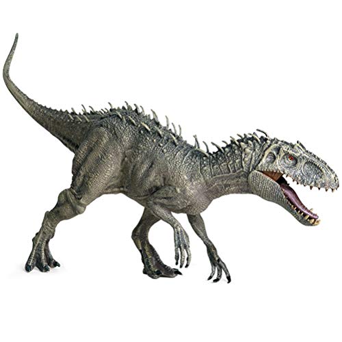 SASKATE Realistische Jurassic Indominus Rex, Kunststoff Jurassic Indominus Rex Actionfiguren Offener Mund King Kong Dinosaurier Welt Tiere Modell Kid Toy Geschenk zum Weihnachtsgeburtstag von SASKATE