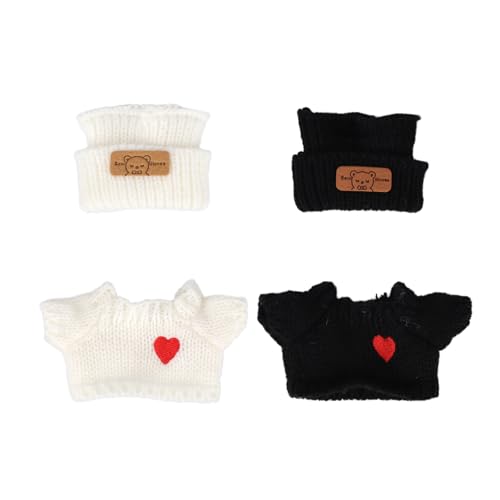 SAVITA 2er-Set Puppenkleidung, Weiße und Schwarze Plüschpuppenkleidung Inklusive Hüten und Kleidungsstücken Süßes Puppen-Outfit-Zubehör für 17cm Große Puppen Inklusive Outfits SAVITA 2er-Set Puppenkleidung, Weiße und Schwarze Plüschpuppenkleidung Inklusive Hüten und Kleidungsstücken Süßes Puppen-Outfit-Zubehör für 17cm Große Puppen Inklusive Outfits von SAVITA