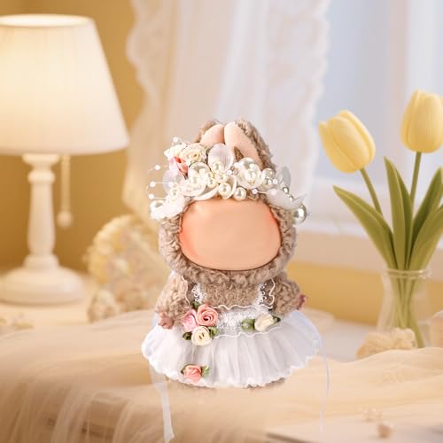 SAVITA Puppenkleidungsset für 17cm Große Plüschpuppen, Hochzeitsgarten-Prinzessinnen-Feenkleid-Outfit mit Elegantem Perlenkopfschmuck Schmetterlingsflügeln und Floralem Clip Anziehen (Keine Puppe) SAVITA Puppenkleidungsset für 17cm Große Plüschpuppen, Hochzeitsgarten-Prinzessinnen-Feenkleid-Outfit mit Elegantem Perlenkopfschmuck Schmetterlingsflügeln und Floralem Clip Anziehen (Keine Puppe) von SAVITA