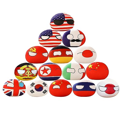 15 Stück Plüsch-Kissen-Anhänger/Cartoon-Polen-Ball-Puppe Plüsch/Kinder Erwachsene Geschenk Plüsch Anhänger und Spiele 10 cm – 30 cm von SAXTZDS