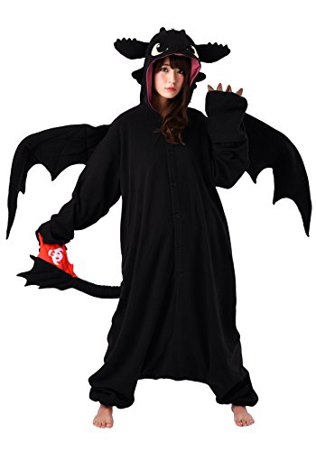 SAZAC How to Train Your Dragon Toothless Adult Kigurumi Standard von SAZAC