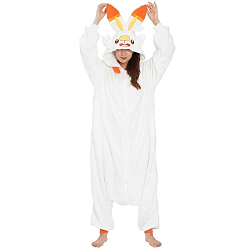 SAZAC Kigurumi – Pokemon – Scorbunny – Overall Halloween Kostüm von SAZAC