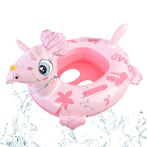 Baby Aufblasbares Schwimmring Dinosaurier,Baby Schwimmsitz Dinosaurier, Mit Dinosaurier Cartoon-Muster Baby Floating Pool Ring Schwimmtrainer Für Sommer Beach Jungen Mädchen Baby Pool Party Supplies von SBJJGQIS