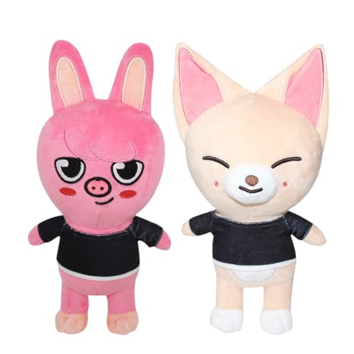 Cartoon Plüschtier Für Kinder,Skz Plüsch,Skz Plüschtier,Stray-K Plüschpuppe,Stray-K Plush Toy,Süßes Cartoon-Anime-Stofftier,Spiel Weiche Schlafkissen,Für Kinder Geburtstag Weihnachten Geschenk(D) von SBJJGQIS