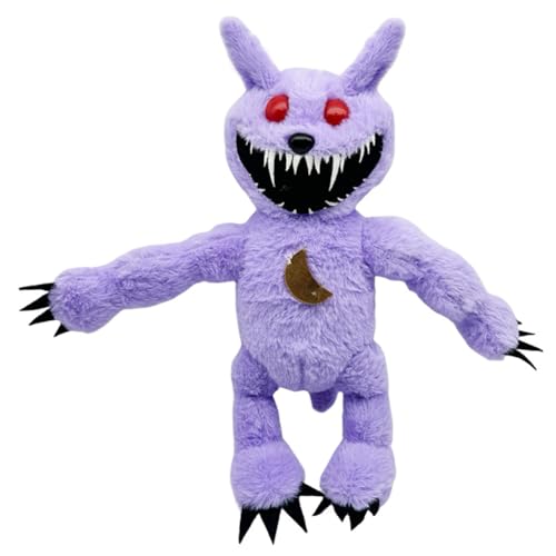 SBJJGQIS Lila Smiling Plüschtier, Catnap Plush Kuscheltier Für Kinder,Lustiges Smiling Kissen, Süße Critters CatNap Catnat Accion Puppe Für Kinder Und Erwachsene,Fans, Geburtstag Und Weihnachten von SBJJGQIS