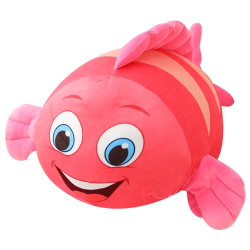 SBJJGQIS Nemo Plüschtier, Fisch Plush Kuscheltier Für Kinder,Lustiges Fisch Kissen, Nemo Fisch Puppe Für Kinder Und Erwachsene,Fans, Geburtstag Und Weihnachten - Rosa von SBJJGQIS