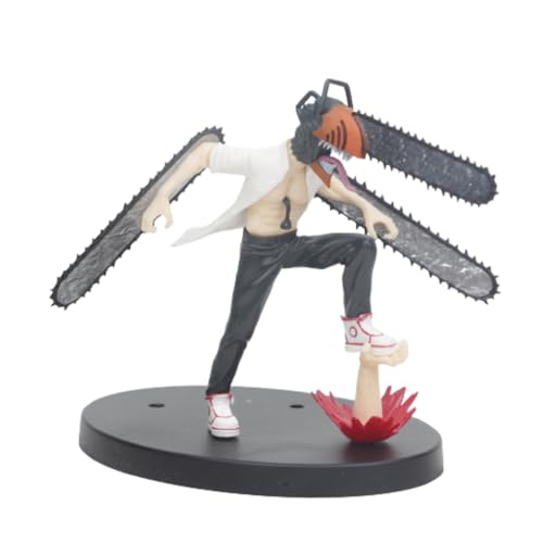 SBNYTBLW 1Pc Kettensägen Mans Denji Anime Figur Sammlung Modell Dekoration Sammlerstücke Statue von SBNYTBLW