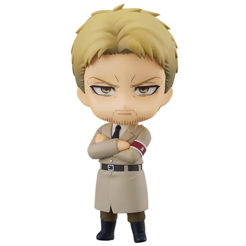 SBNYTBLW 2 Stück 10 cm Reiner/Eren Figur Q Version PVC Anime Modell Statue Austauschbares Gesicht und Zubehör Actionfigur Desktop-Ornamente Handgemachtes Sammlerstück(Reiner Braun) von SBNYTBLW