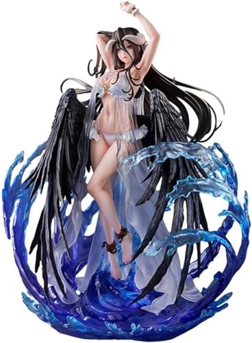 SBNYTBLW Anime-Figur Overlord -Albedo- 1/7 Traje de baño Ver. Figura Ecchi Muñeca Linda Decoración Modelo Colección de estatuas 12,9 cm/33 cm von SBNYTBLW