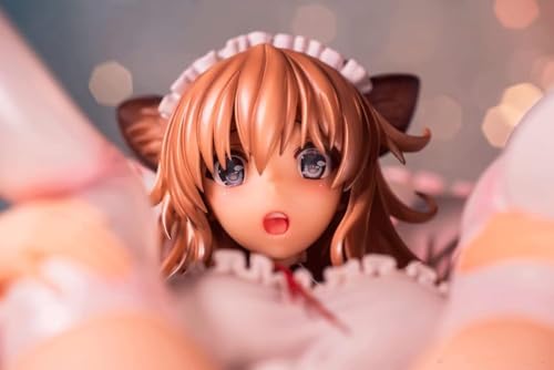 SBNYTBLW FABRIOUS ECCHI Figur – Momo Nekoyanagi – 1/6 – Komplette Figur – Abnehmbare Kleidung – PVC-Statue – Anime-Figur – Mädchenfigur – Anime-Sammlung/Dekoration 26 cm/10,2 Zoll von SBNYTBLW