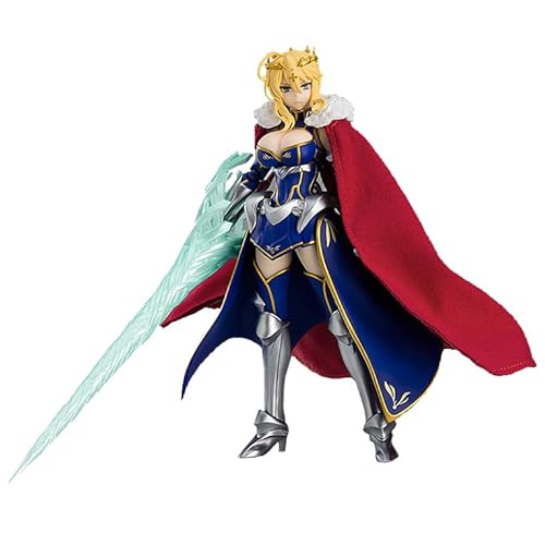 SBNYTBLW Fate Stay Night-Figur, 15 cm große Pendragon-Figur-Statue, bewegliches PVC-Modell mit Zubehör, Manga-Anime-FGO-Actionfigur, Sammlerornament(Altria Pendragon,15cm) von SBNYTBLW