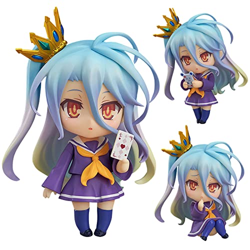 SBNYTBLW KEIN Spiel KEIN Leben Figur Jibril/Schwi Dola/Shiro Figuren PVC Actionfigur Dekoration Sammlung(Type 1,10 cm) von SBNYTBLW