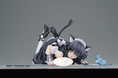 SBNYTBLW RoMuka Anime-Figur, vollbusiges Mädchen, Katze, Schoßmilch. Maßstab 1/7, abnehmbare Kleidung, Actionfigur, Anime-Modell, PVC-Statue, Puppen-Ornament-Sammlung von SBNYTBLW