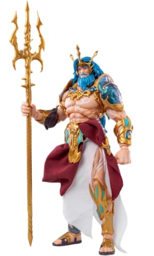 SBNYTBLW Shinfutoys Sammelfiguren-Komplettset: Hades, Miniatur-Actionfigur im Maßstab 1:12(Poseidon M03g) von SBNYTBLW