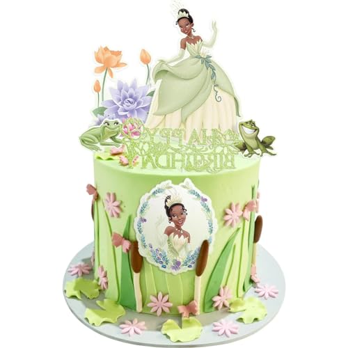 SBOACXC Prinzessin Cake Topper, 6 Stück Prinzessin Party Kuchen Dekoration, Prinzessin Cupcake Tortenaufsatz FüR Geburtstagsfeier Cupcake-Dekoration FüR Geburtstag Party Kinder von SBOACXC