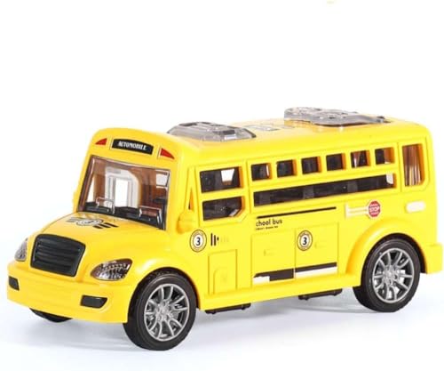 SBOACXC Schulbus Spielzeug Modell School Bus Spielzeug Gelb Bus Spielfahrzeuge Zurückziehen Bus Spielzeug Vielseitig einsetzbar Spielzeug Bus für Kinder Geschenk - Gelb von SBOACXC