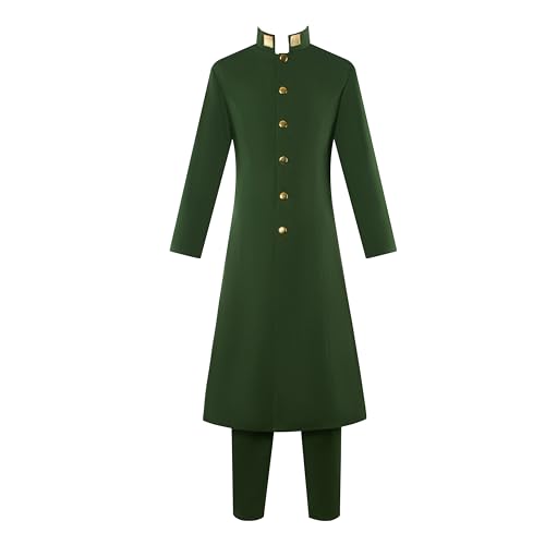 SBluuCosplay Noriaki Kakyoin Cosplay Kostüm für Erwachsene - Gr�n - Klein von SBluuCosplay