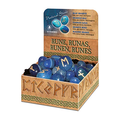 Blue Onyx Runes Kit von Lo Scarabeo