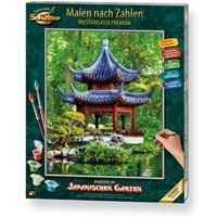 SCHIPPER 609130850 Malen nach Zahlen - Pagode im japanischen Garten von SCHIPPER