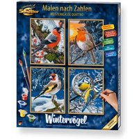 SCHIPPER 609340661 MNZ - Malen nach Zahlen Wintervögel von SCHIPPER